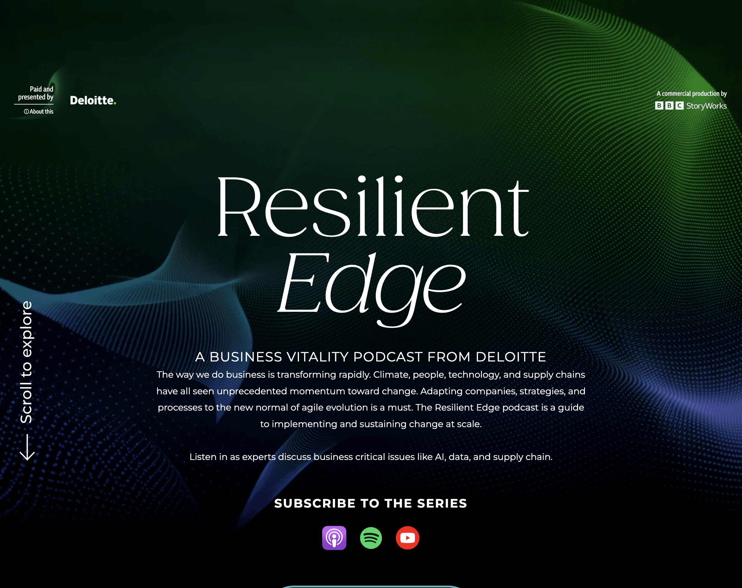 Resilient Edge podcast platform with host Chip Kleinheksel