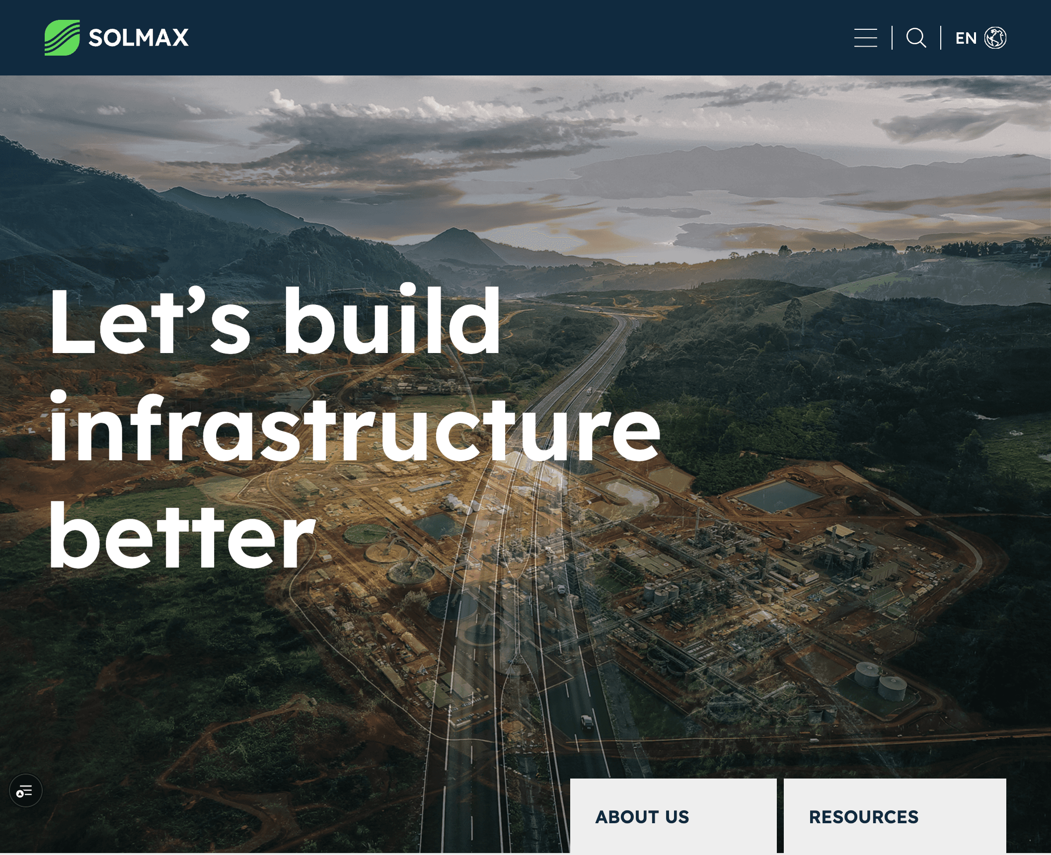 Solmax global platform homepage